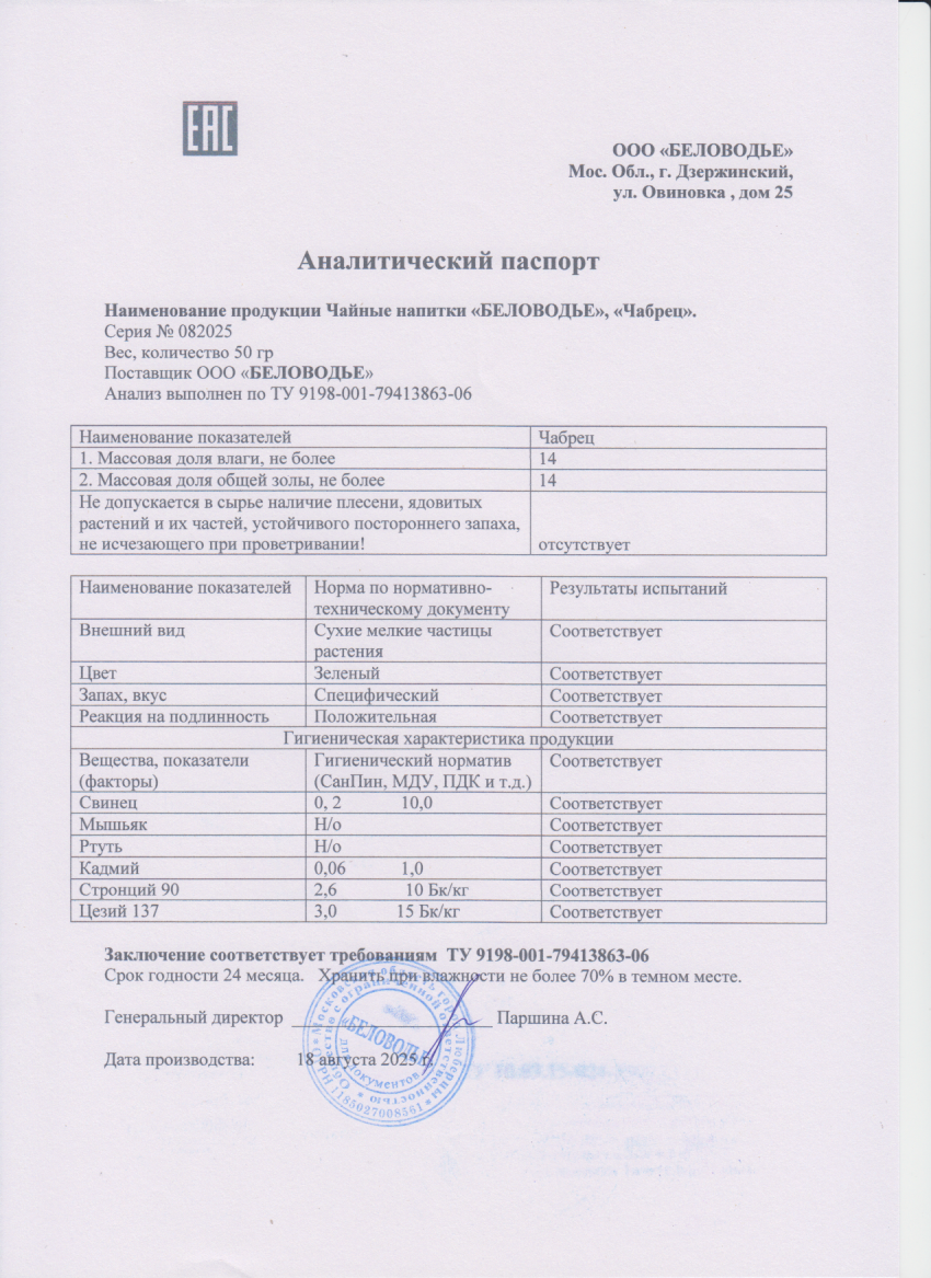 Паспорт №082025